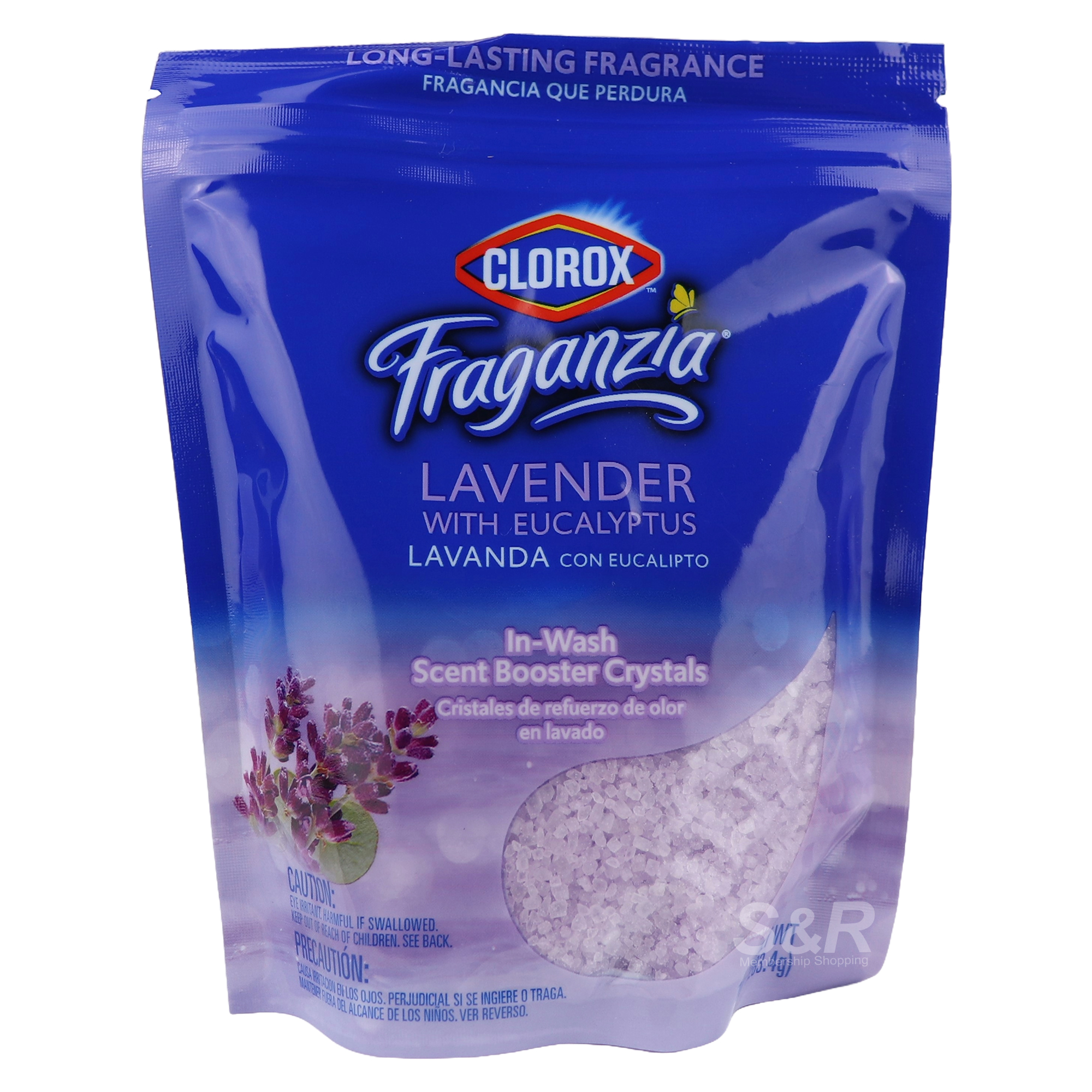 Clorox Fraganzia Lavender with Eucalyptus In-Wash Scent Booster Crystals 283.4g Clorox Fraganzia Lavender with Eucalyptus In-Wash Scent Booster Crystals 283.4g